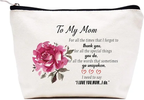 Miniatura 93 de LIBIHUA Obtener regalo de boda - Bolsa de maquillaje bolsa de cosméticos bolsa de viaje, Beige, 10-En Mi Madre del Pájaro