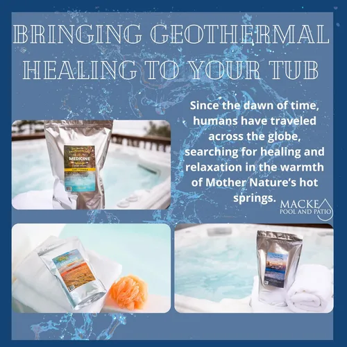 Miniatura 2 de Medicine Springs - Bañera de terapia mineral para la piel (2 remojos) Minerales del Mar Muerto, colección de remojo de aguas termales para curación