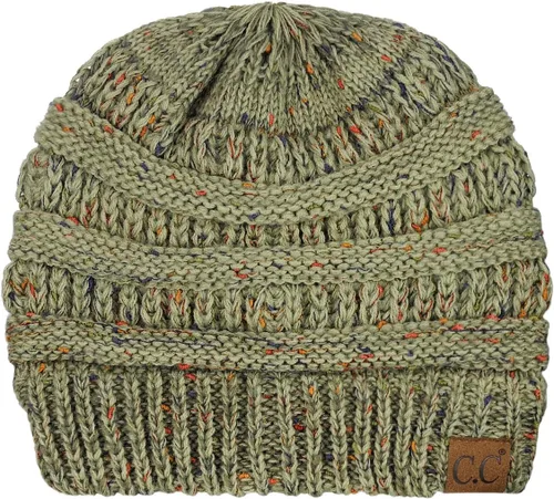 Miniatura 87 de C.C Trendy Warm Chunky Soft Stretch Cable Knit Beanie