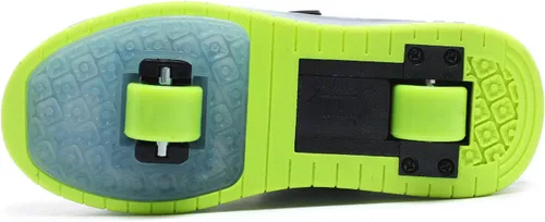 Miniatura 6 de Zapatos de rodillo recargables para niños y niñas de 6 a 14 años con luz LED, tenis para jugar al aire libre, cumpleaños