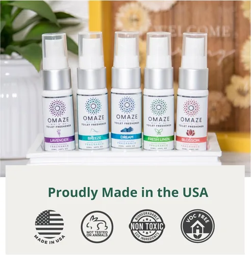 Miniatura 6 de Mist N Go Refresh - Aerosol para inodoro – Eliminador de olores y neutralizador de olores de baño – Aseo y baño huele bien spray – Flor