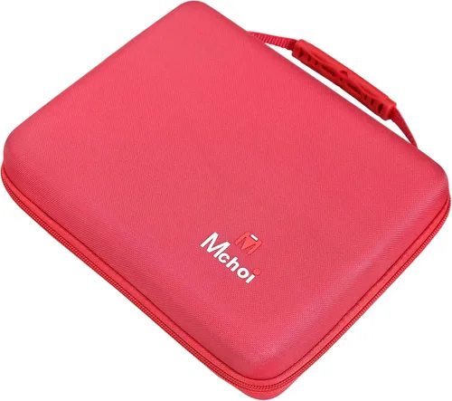 Miniatura 6 de Funda de almacenamiento Mchoi para 20 autos HotWheels, organizador de autos de juguete para el almacenamiento de tus autos Matchbox, rojo, solo