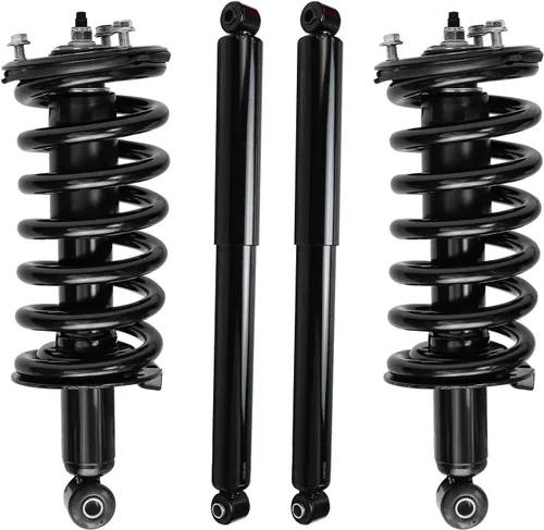 Miniatura 65 de Detroit Axle - Amortiguadores de puntales para Nissan Sentra 2007-2012 [Base S SL SR] Puntales delanteros completos con amortiguadores traseros