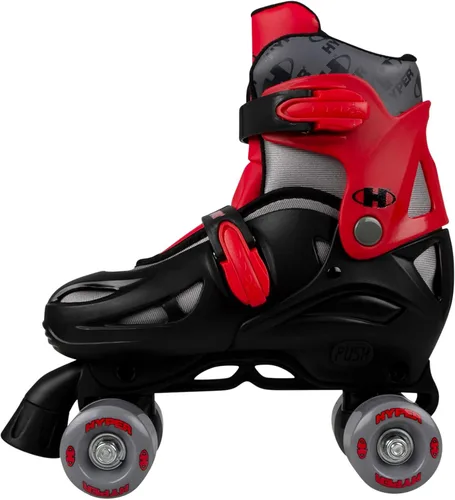 Miniatura 2 de Hyper Youth Boys - Patines ajustables 2 en 1 para niños, rojo/gris, se convierten entre en línea y cuádruple para una diversión versátil, ajuste