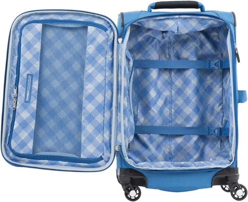 Miniatura 97 de Travelpro Maxlite 5 - Juego de 2 piezas de equipaje de mano de tela, expandibles con 4 ruedas giratorias, bolso blando para debajo del asiento, Negro