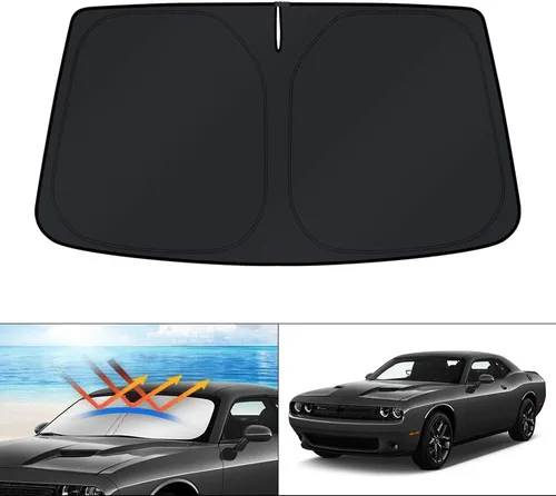 Miniatura 170 de KUST - Parasol plegable para parabrisas para Ford Ranger, accesorios 2019-2025 2026, parasol personalizado para ventana, protector solar plegable