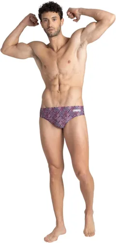 Miniatura 5 de ARENA Men's Team Color Print 3-inch Brief Athletic Training Swimsuit Bathing Suit