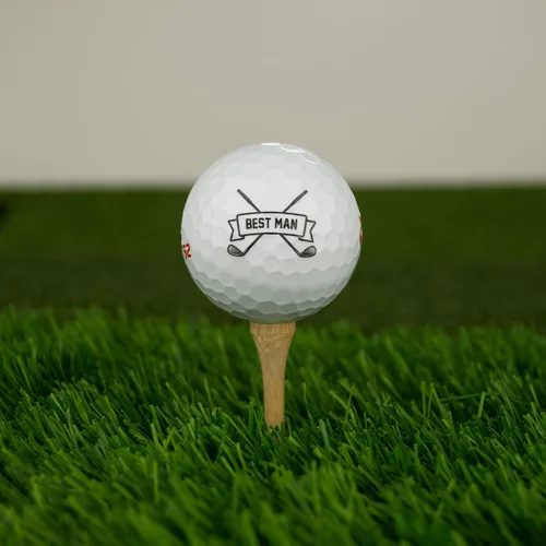 Miniatura 8 de Wilson - Funda de 3 pelotas de golf personalizadas para hombres, regalo de padrinos de boda, regalos para el padre de la novia, diseño personalizado