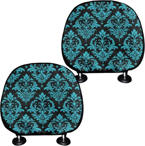 Miniatura 30 de Funda personalizada para reposacabezas de asiento de automóvil, regalos personalizables, transpirables, paquete de 2 fundas de cojín para asiento
