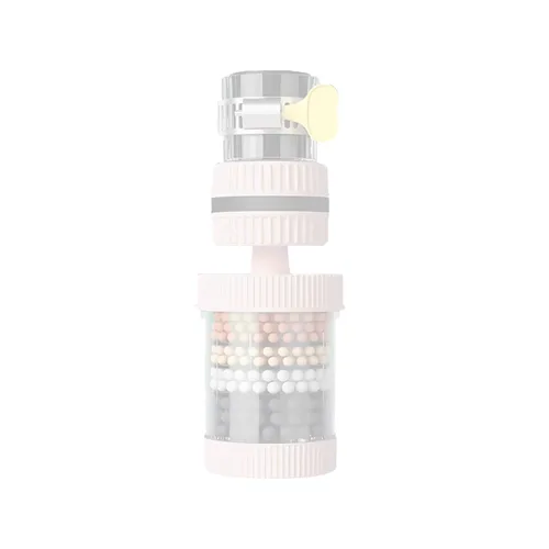 Miniatura 4 de Filtro de tela de algodón (7 piezas/70 piezas) - Filtro de agua con efecto visible y filtración de 6 veces, grifo giratorio 360
