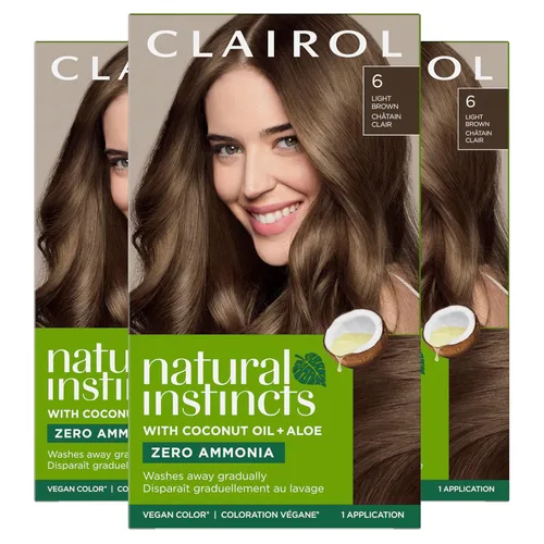 Miniatura 18 de Clairol Natural Instincts - Tinte semipermanente para el cabello, color negro azul 2BB, paquete de 1 unidad 2BB Azul Negro