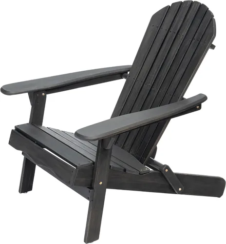 Miniatura 7 de Folding Adirondack Chair: Acacia Wood Patio Seating with Rustic Design - Compact Foldable Outdoor Furniture for Vacation Homes & Backyard Relaxation