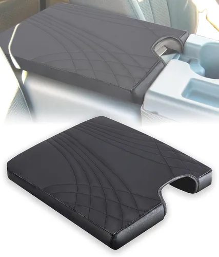 Funda de consola central para Ford F150 2015-2024, F250 F350 F450 2017-2024 con asiento de salto 40/20/40, funda de consola, funda de asiento de