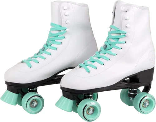 C SEVEN C7skates Patines de cuatro ruedas | Diseño retro Menta