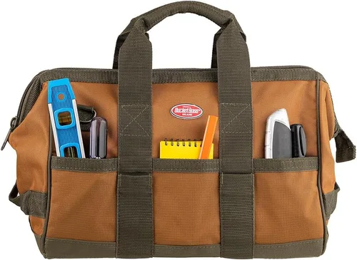 Miniatura 3 de Bucket Boss Gatemouth 16 - Bolsa de herramientas en color marrón, 60016, 15 litros (marrón)