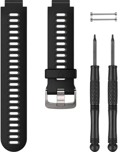 Garmin Correa de repuesto, Forerunner 735XT, Negro/Gris