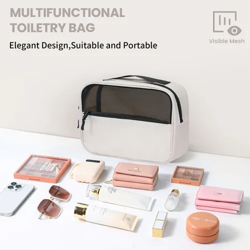 Miniatura 5 de Cubos de embalaje para viajes, 10 unidades, color crema, organizador de equipaje duradero, 4 tamaños (extra grande, grande, mediano, pequeño), cubos