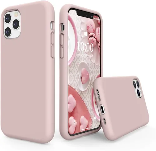 Miniatura 9 de SURPHY Funda compatible con iPhone 11 Pro de 5.8 pulgadas, funda gruesa de silicona líquida (con forro de microfibra) para 11 Pro 2019, color rojo