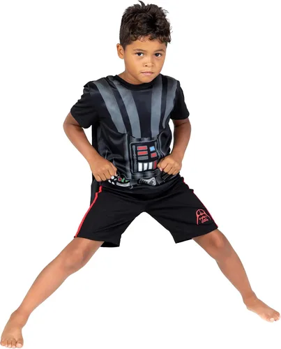Miniatura 6 de Disney Star Wars Darth Vader - Conjunto de camiseta y pantalones cortos con capa