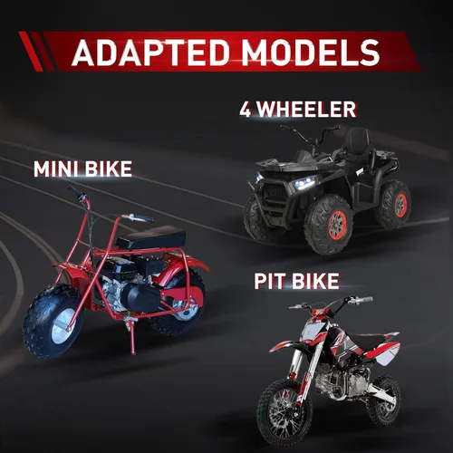 Miniatura 7 de WOOSTAR Piñón delantero para motocicleta 428-11T 17mm para 50cc 70cc 90cc 110cc 125cc Dirt Pit Bike Mini Bike ATV 4 ruedas