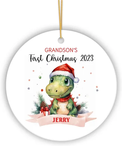 Miniatura 15 de Adorno personalizado de primera Navidad para nieta 2023, adorno de unicornio, personalizado para bebé, regalos de nieta, recuerdo de bebé