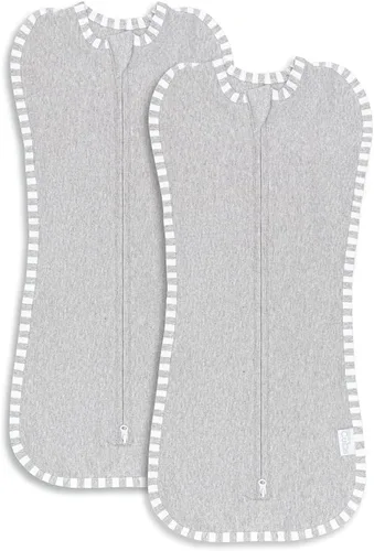 Miniatura 8 de Comfy Cubs Manta de envolver para bebé niña y niño, paquete de 2 Saco de dormir para recién nacido (S 0-3 meses, azul nómada, azul)