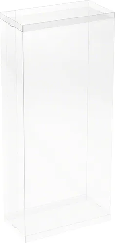 DollSafe Caja de exhibición plegable transparente para muñecas extra grandes de 11 a 12.5 pulgadas y figuras de acción, 6 pulgadas de ancho x 3
