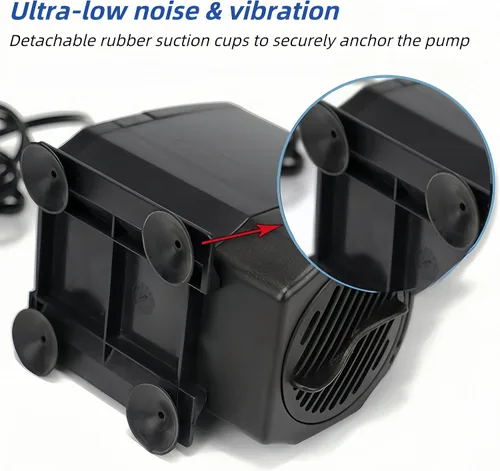 Miniatura 3 de Bomba de agua sumergible de 30 W, 550 GPH 7.2 pies de elevación para acuario, fuente de pecera, bomba de agua, fuente ultra silenciosa, bomba