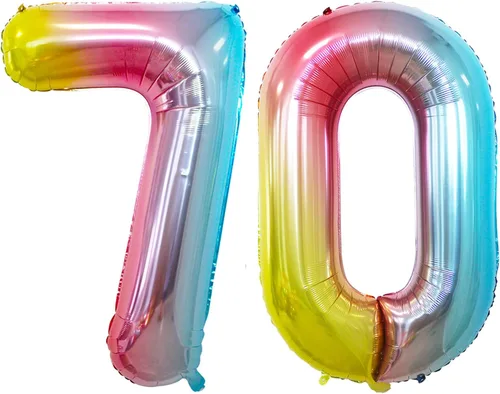 Miniatura 275 de Goer, conjunto de globos de papel aluminio para decoraciones de cumpleaños, globos de las letras de feliz cumpleaños y de números Oro