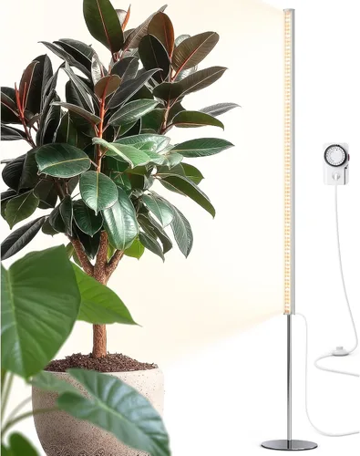Miniatura 12 de Barrina Luz de Crecimiento de Pie para Plantas de Interior, 20W 2FT Luz LED de Planta de Escritorio, Colgante y de Pie, Luces de Crecimiento
