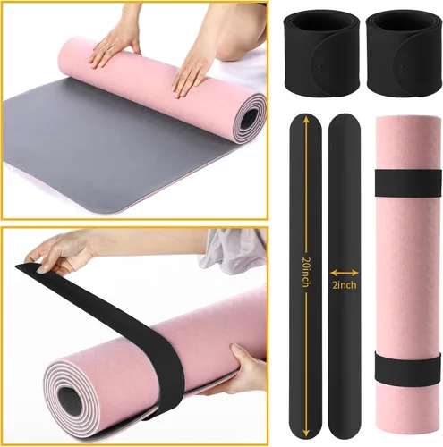 Miniatura 5 de Conjunto de bolsa de yoga Halloscume para mujeres que incluye bolsa tote para esterilla de yoga, banda de resistencia Booty, calcetines deportivos
