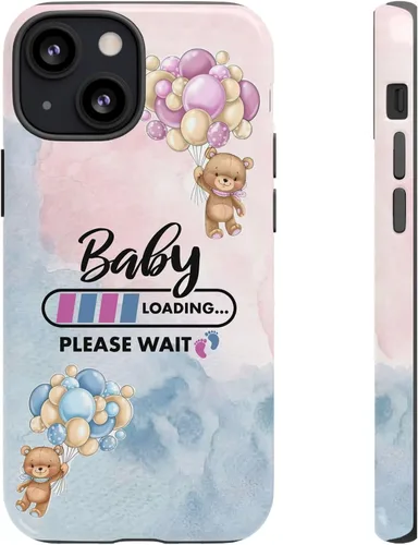 Miniatura 5 de Cute Baby Loading Phone Case for iPhone Models and Variants - Sweet Maternity Phone Cover for Pregnancy Reveal or Baby Shower Matte
