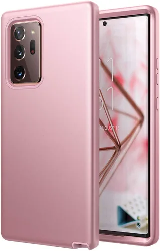 Miniatura 8 de WeLoveCase Galaxy Note 20 Ultra Clear 3 en 1 Carcasa Completa de Cuerpo Entero Resistente a Prueba de Golpes con Parachoques de TPU, 6.9 pulgadas