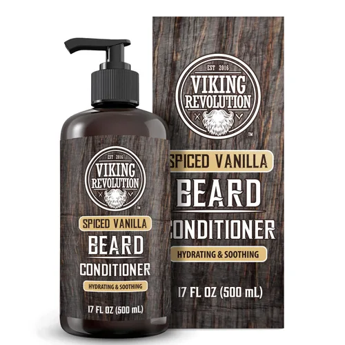 Miniatura 8 de Viking Revolution Champú y acondicionador de barba para hombres con aceite de argán y aceite de jojoba, suavizante y fortalecedor para el cuidado