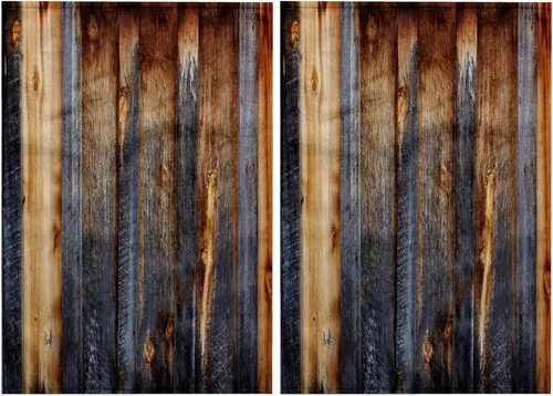Miniatura 8 de 3dRose Toalla de mano de baño de 22 x 30 - Texturas de aspecto de madera de granero marrón
