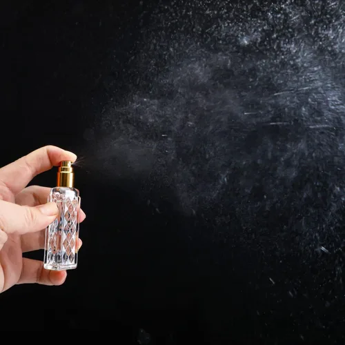 Miniatura 3 de YU FENG 12 piezas de botellas de perfume de vidrio vacías, atomizador recargable, botellas de spray de perfume, atomizador de niebla fina