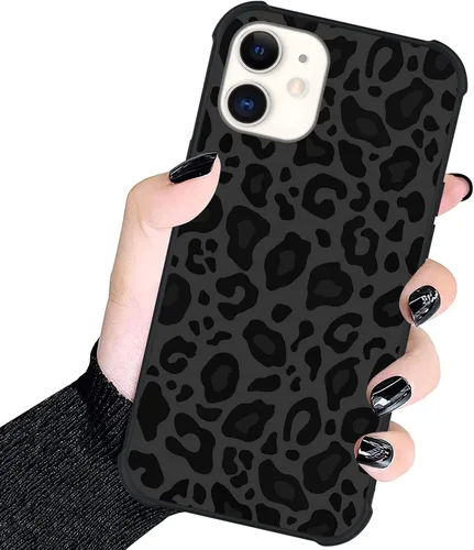 Miniatura 18 de KANGHAR - Funda para iPhone 11 [Compatible con Magsafe] Patrón estampado de leopardo Lindo guepardo Funda protectora magnética para niñas, mujeres