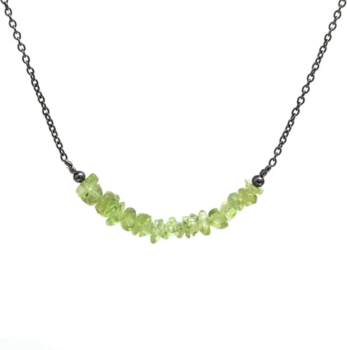 Miniatura 12 de Gempires - Collar de barra de chips naturales, cristales curativos de energía, regalo de cumpleaños, regalo para ella, joyería de piedras preciosas