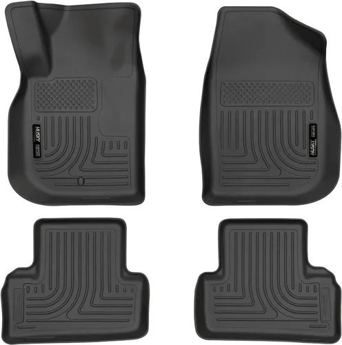 Husky Liners Weatherbeater Alfombrillas de suelo | Compatible con Chevrolet Cobalt 2005-2010; Pontiac G5 2007-2009 | Delantero y 2da Fila, 4 piezas