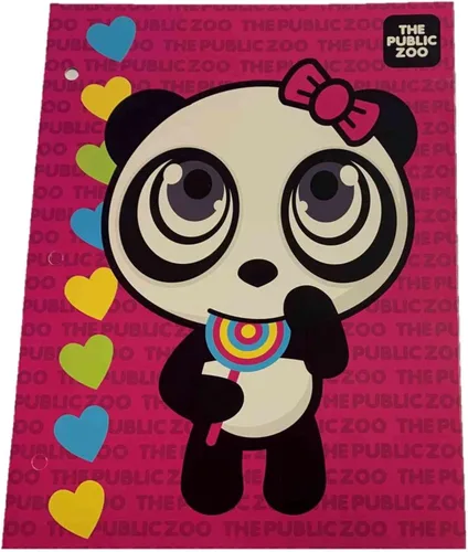 Miniatura 4 de El público Zoo juego de carpetas para 4 ~ Happy Rainbows en negro, Craft tiempo, amor la Lollipop, divertido con amigos