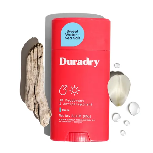 Duradry Desodorante antitranspirante de fuerza clínica para mujeres y hombres, fórmula limpia con ingredientes naturales, protección contra olores y