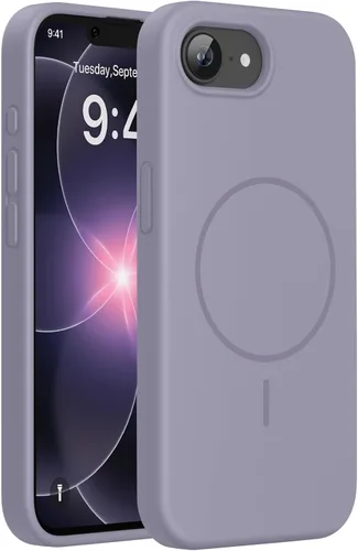 Miniatura 228 de Miracase Funda diseñada para iPhone 13, con protector de pantalla de vidrio templado, forro de microfibra suave antiarañazos, funda de goma