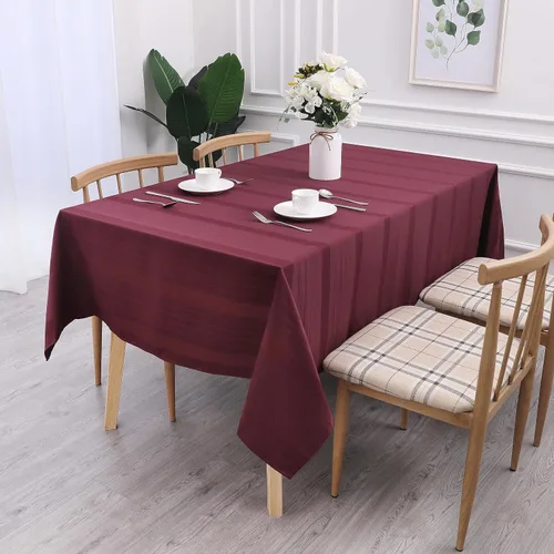 Miniatura 8 de Randall Mantel rectangular oblongo, de 60 x 84 pulgadas, 7 pies, lavable a máquina, resistente al agua, al polvo y a las manchas, para decoración