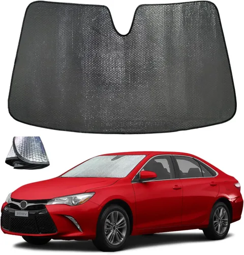 Miniatura 34 de Parasol para parabrisas para BMW X3 2018-2024, 5 capas de burbujas, plegable, grueso, accesorios de protección para visera frontal, bloquea el calor