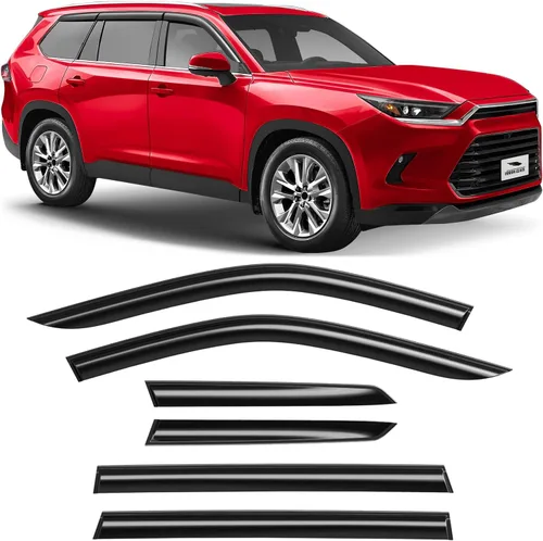 Miniatura 15 de Voron Glass Protectores de lluvia extra duraderos con cinta adhesiva para Honda CR-V (CRV) 2007-2011 SUV, deflectores de ventana, viseras de ventana