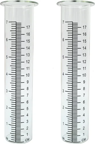 Miniatura 7 de Tubo de Repuesto para Pluviómetro de Plástico de 7", 8.25 x 2.25 x 1.75 pulgadas Resistencia al Frío Resistencia a las Grietas para Exterior Patio