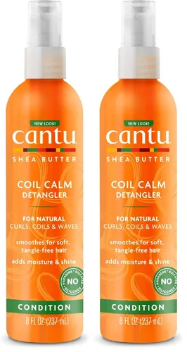 Miniatura 10 de Cantu Coil Calm Detangler con manteca de karité para cabello natural, 8 onzas líquidas