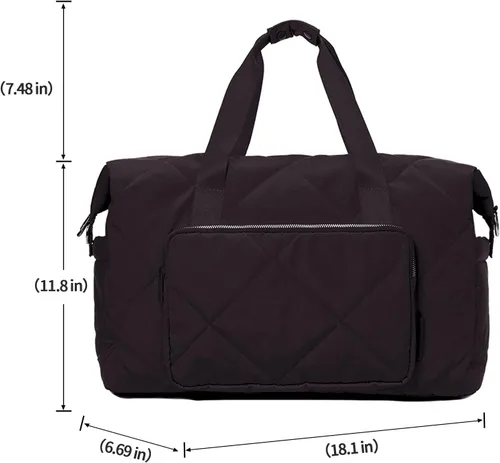 Miniatura 4 de Bolsa deportiva de gimnasio para mujeres y hombres, bolsa de lona ligera de mano para viajes, deportes, gimnasio, yoga, resistente al agua