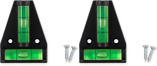 Miniatura 9 de Camco Nivel para Autocaravana/RV T - Cuenta con nivelación de autocaravana de adelante hacia atrás/de lado a lado - Fácil instalación con tornillos