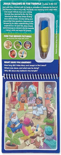 Miniatura 2 de Libro de Colorear de Escrituras con Revelado por Agua para Niños (Nuevo Testamento #2)